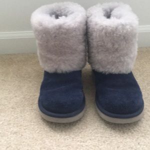Blue fluffy Uggs